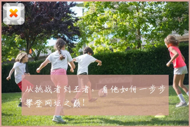从挑战者到王者，看他如何一步步攀登网坛之巅！